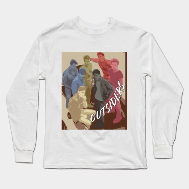 The Outsiders Long Sleeve T-Shirt by ceej1313